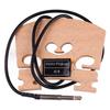 Wooden 44 Violin Bridge with Internally Mounted Piezo Pickup High Sensitivity Violin Maple Bridge