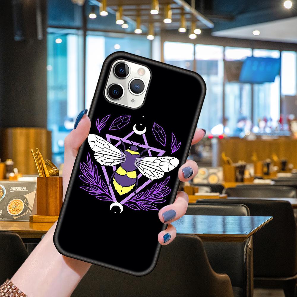 Чехол для телефона Apple IPhone 13 12 11 Mini Pro MAX SE X XS XR 8 7 6 S Plus черный чехол Hoesjes Art Prime Soft Goth Skeleton