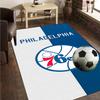 Philadelphia Basketball Team Rug Office Carpet Non-Slip Mat, Chair Rug Floor Covering for Gaming, Bedroom, Living Room , Home Decor Christmas Gift