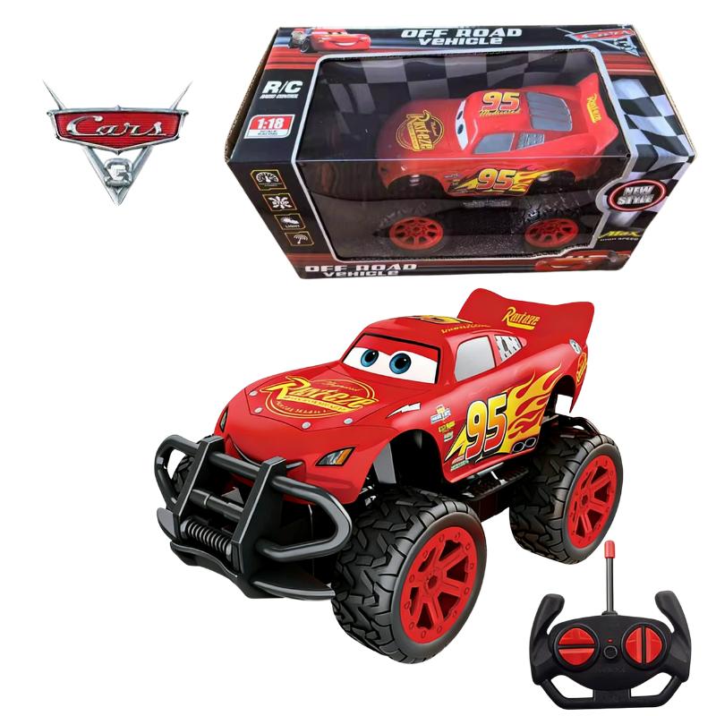 Электрическая игрушка Pixar Cars | Машинка Молния Маккуин Канал 4 Внедорожник на Радиоуправлении | Модель Игрушки Подарок на День Рождения для Детей