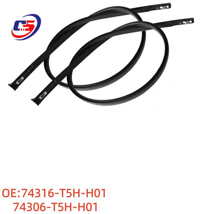 The 74306-T5H-H01 and 74316-T5H-H01 fit 2015-2020 Fit roof gutters.