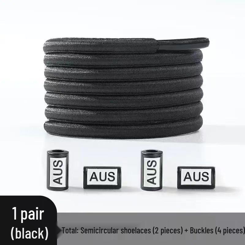 Эластичные шнурки без завязывания с металлической пряжкой - Легкие ленивые шнурки AUS