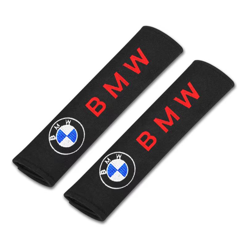ARTO7 Car Sticker Carbon Fiber Cotton Material 2Pcs Protection Cover Case Shockproof Dustproof Auto Interior Decor Protector For BMW