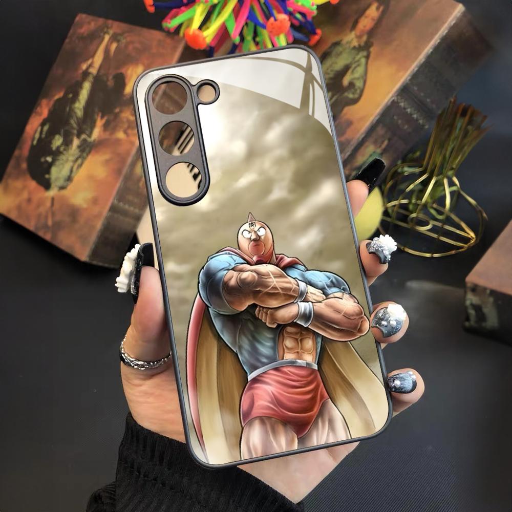 Ultimate Muscle The Kinnikuman Legacy Phone Case For Samsung Galaxy S25 S24 S23 S22 S20 S21 Note20 Ultra Plus Fe Colored Silver