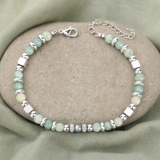 Inspirational Healing Bracelets Gifts for Women, Sunflower Natural Stone Beads Bracelet, Adjustable Cord Jewelry for Birthday, Anniversary Gifts