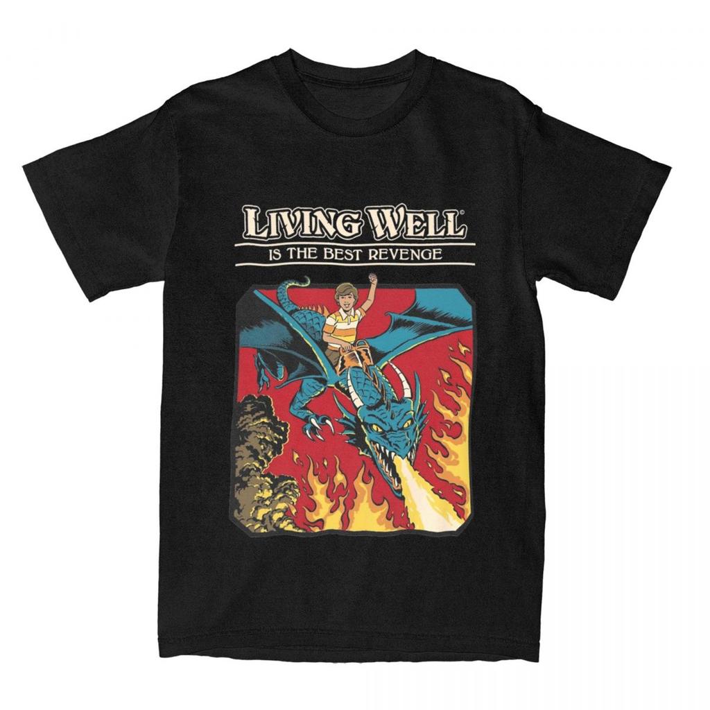 Футболки мужские и женские винтажные фантазийные сумасшедшие 100% хлопок с графическим принтом ткань