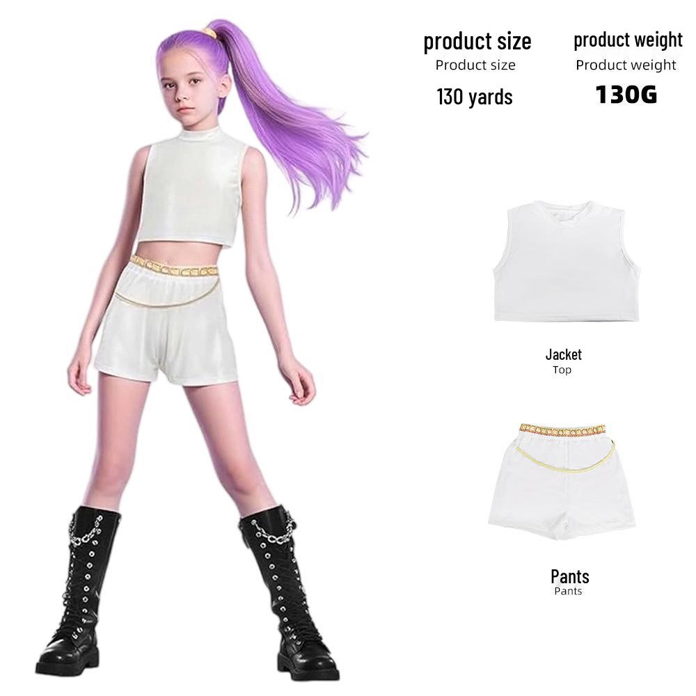 K-POP Demon Hunter Girl Group Cosplay Costume for Kids - Superstar Rumizzoi Collection