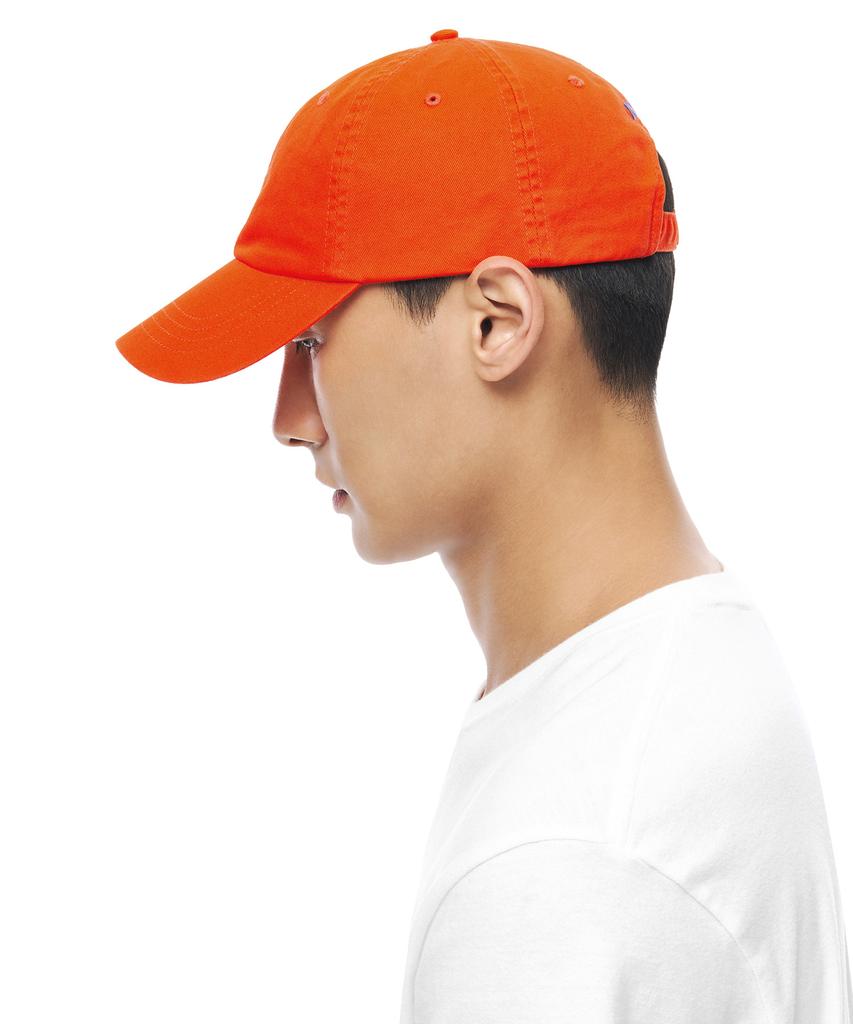 Кепка-бейсболка POLO RALPH LAUREN из хлопка чинос - Оранжевая