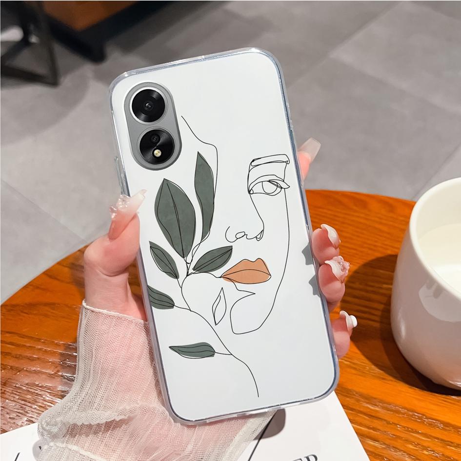 Чехол для OPPO Reno10 Pro A38 A79 A98 Realme 10 11 Narzo N53, милый модный чехол-космонавт для девочек, прозрачный мягкий силиконовый матовый чехол из ТПУ для бампера OPPO