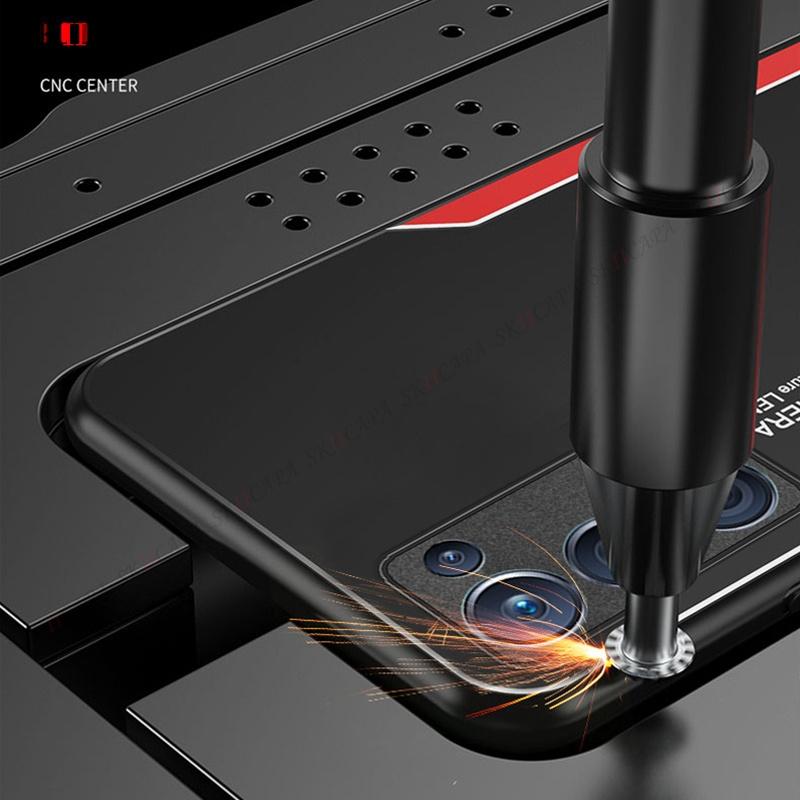 Aluminum Alloy Metal Hard Back Cover For OPPO Reno 6 5 4 Pro Plus A94 A95 5G Find X3 X2 Pro Slim Silicone Bumper Protection Case