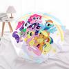 1pc My Little Pony Automatic Opening Closing Umbrella, Portable Tri-Fold Design with 8-Bone Iron Frame, Outdoor, Perfect Gift for Fans, Travelers, Dai