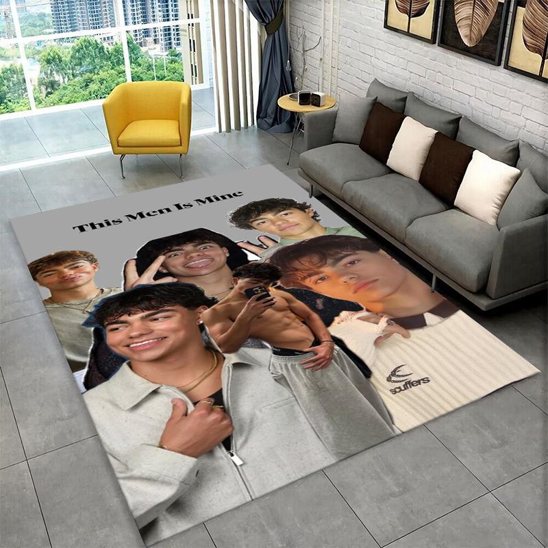 Fashion Malachi Barton Star Non-Slip Area Rug for Living Room,Bedroom,Playroom,Soft Carpet Floor Mat Home Decor Rug Kids Room