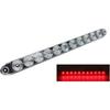 15" Clear Red Multi-function Stop Turn Tail Marker Trailer Light LED Bar Truck Waterproof USA Made