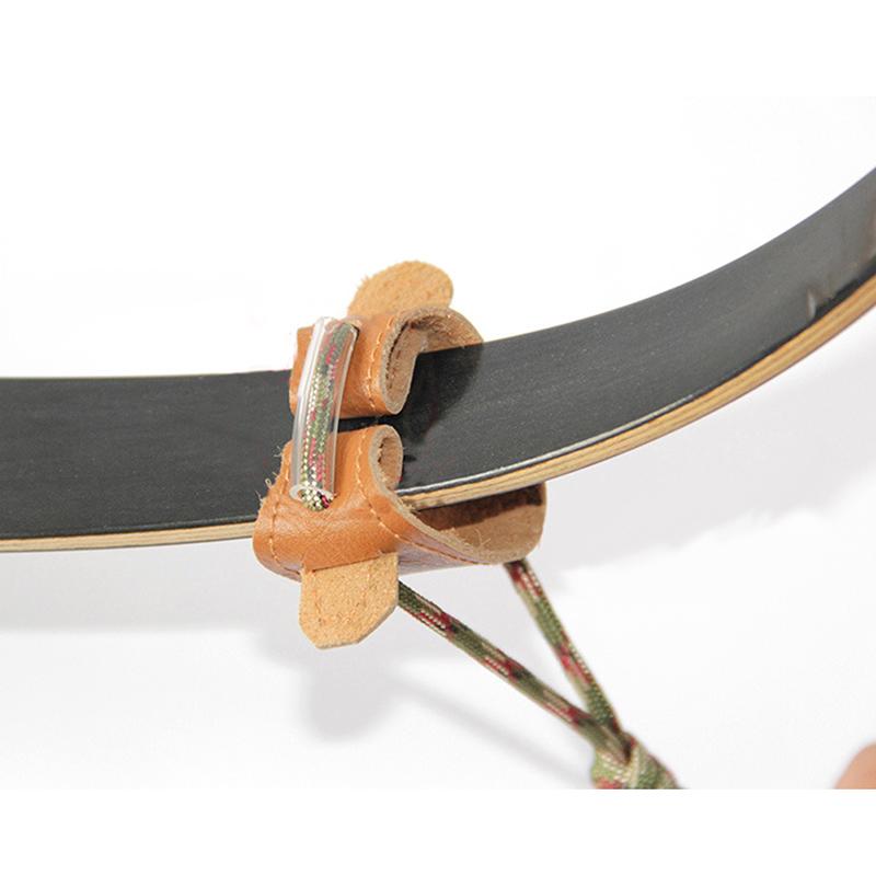 True Cowhide Archery Bowstring Install Tool Rope Cord Recurve Long Bow Stringer String Hunter