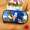 Sonic The Hedgehog Ink Pen Storage Bag With Spacious Design For Stationery And Makeup