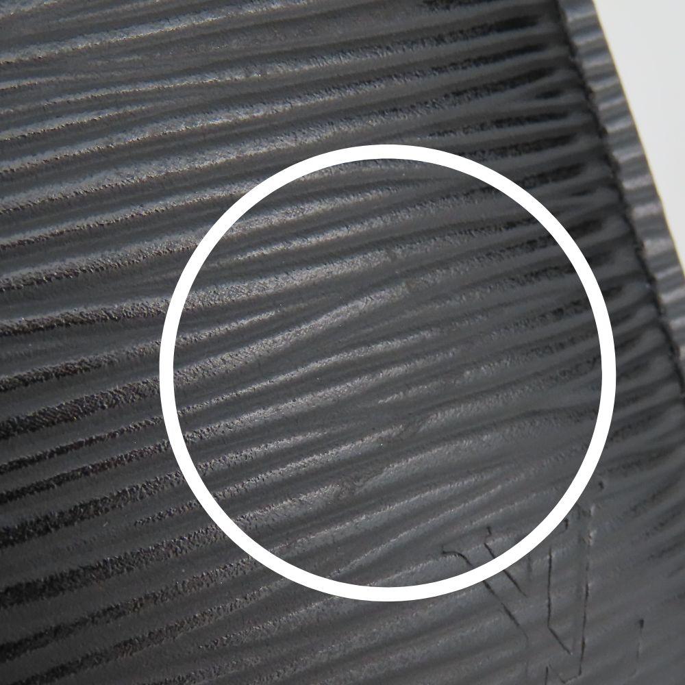 Used LOUIS VUITTON Coin case Pochette Cre M66602 Epi Leather Noir black Multi pouch