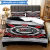 3PCS Sport Club Football Crest Printed Soft Bedding Set,Including 1pc Duvet Cover And 2pcs Pillowcases Perfect for Bedroom, Dormitory, Fan gift