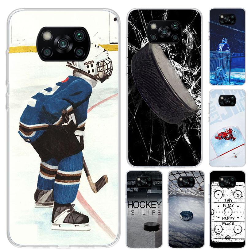 Чехол для телефона Sport Ice Hockey Rink для Xiaomi Poco X7 X6 X5 X4 X3 Nfc F7 Ultra F6 F5 Pro F4 GT F3 M6 M5S M4 M3 Мягкий чехол с принтом X7