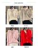 Women's 100% Cashmere V-Neck Long Sleeve Korean Style Loose Cardigan Sweater