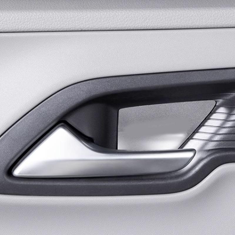 For Hyundai Custo 2024 Steel Car Front Inner Door Bowl Sticker Decoration Trim Cover Armrest Interior Accessories