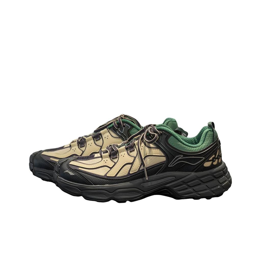 Li Ning Outdoor CF Trail Shadow Удобные Амортизирующие Износостойкие Нескользящие Низкие Походные Кроссовки Унисекс AHTV033-8