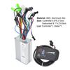 1 Set ABS Bike Panel Controller Wear Resistant High Strength Brushless Bike Speed Control Display for Electric Bike