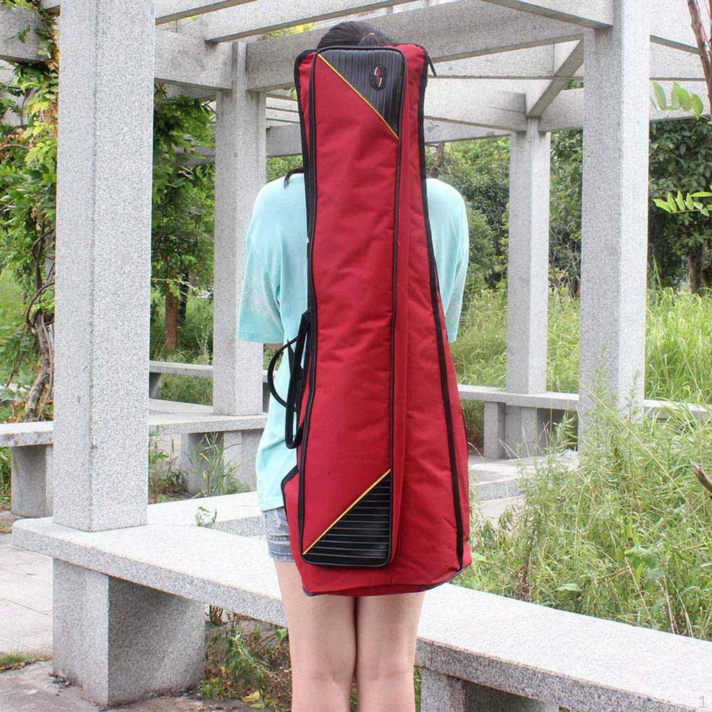 Adjustable Shoulder Strap Tenor Trombone Backpack, Padded Gig Bag for Bass