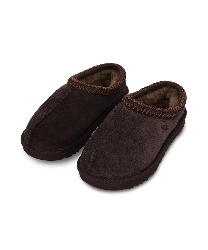 Ugg [Women] Signature Suede Tasman Slippers (Tasman Ii) - Burnt Cedar / 1174470-Bcdr