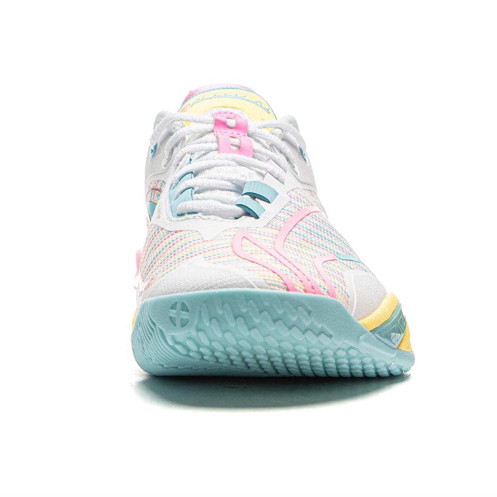 Li Ning Speed 11 Амортизация TPU, Износостойкие Низкие Баскетбольные Кроссовки Мужские Белый Розовый Синий ABAU053-71