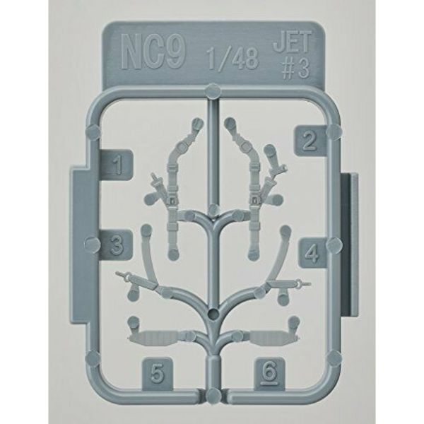 Fine Molds NC9 1/48 Aircraft Seatbelt Set 3 (for Russia MiG-29, Su-27/35 etc.)