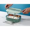 Food Storage Container Dinnerware Stainless Steel Lunch Box Portable Bento Box Food Storage Student