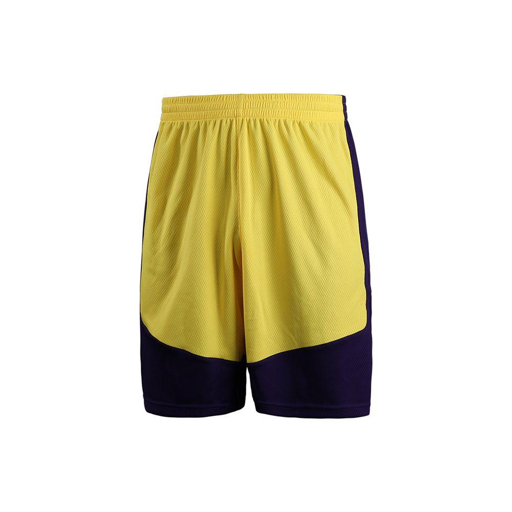 Under Armour Letter Logo Print Contrast Knit Basketball Shorts Men Bottoms Yellow 22500201-790