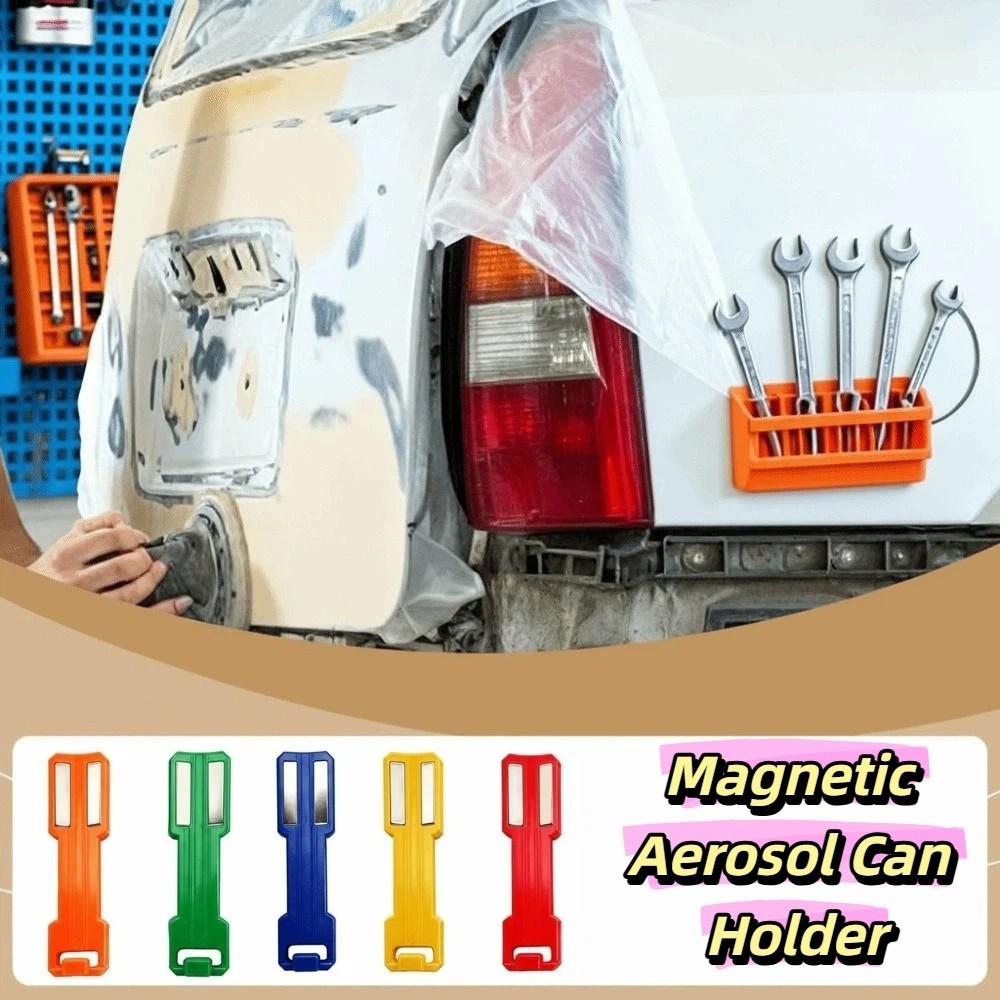 6 Colors Magnetic Can Organizer Magnetic Magnetic Spray Can Holder Kitchen Storage