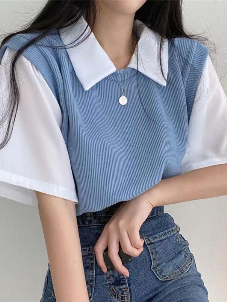 Футболки с воротником-поло, летние женские футболки с короткими рукавами, сексуальные укороченные топы, женские повседневные майки, женские футболки