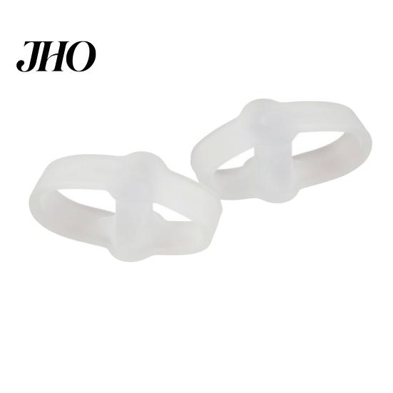 Comfortable Toe Separator 1 Pair for Overlapping Toes, Soft SEBS Bunion Corrector, Spacer Bunions Double Ring Foot Hallux Valgus, Day Night