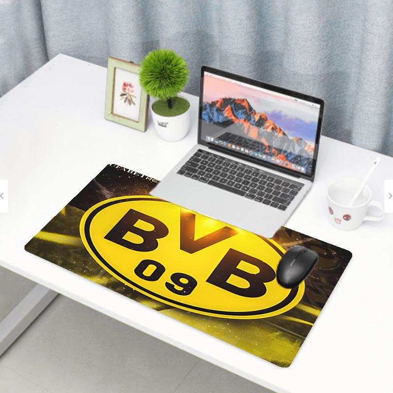 Borussia Dortmund Print Mouse Pad, Anti‑Slip Desktop keyboard Mat, for PC Laptop Gaming Working Daily Use, Cool Festival Surprise Gift
