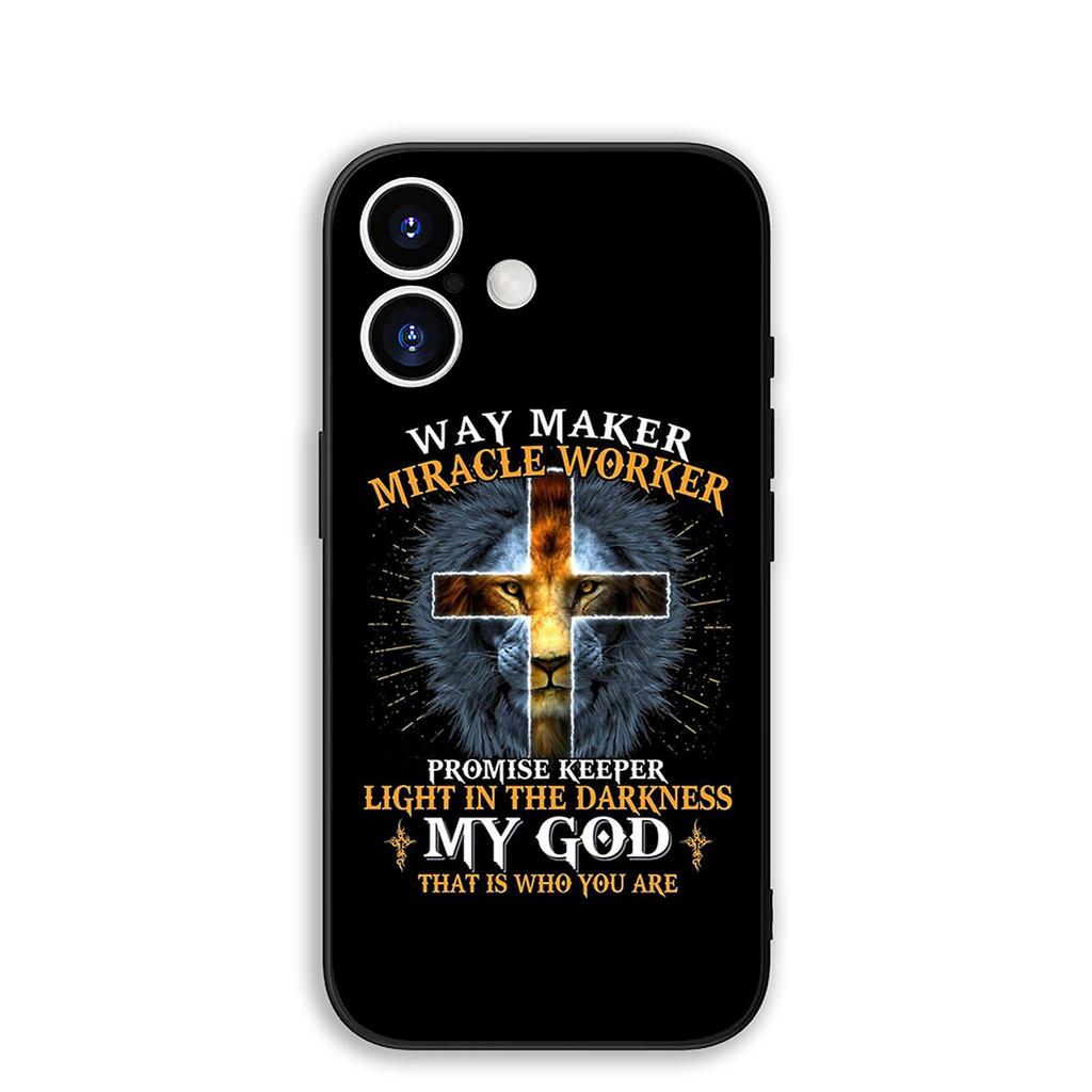 Чехол для Apple iPhone 17 16 Plus 13 12 Pro Max Mini X XR Xs ProMax 16E 15+ 17+ Air Phone Case Библейский стих Христианский Иегова Бог