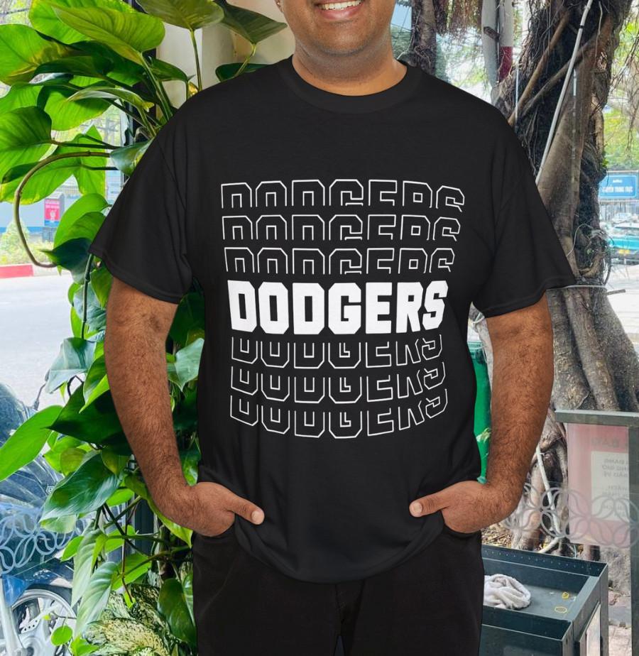 Dodgers Name Retro Vintage Apparel Gift Dodgers Lover T-Shirt