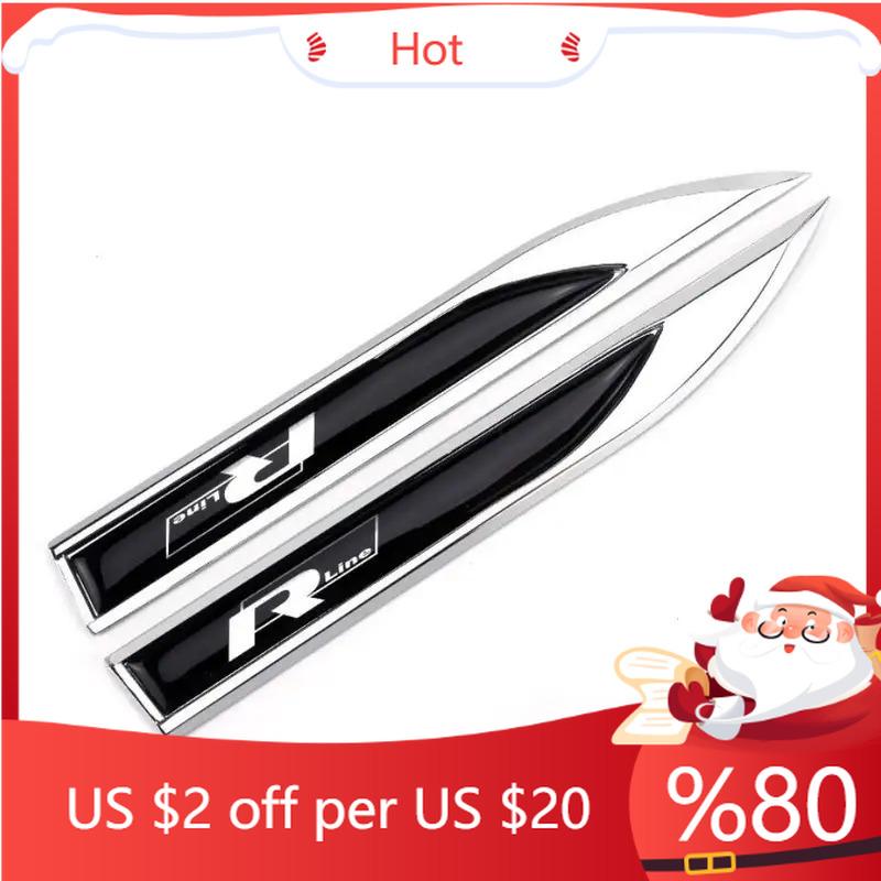 2026 Новый Для VW VOLKSWAGEN 1 пара 3D Металлический Эпоксидный Значок Наклейка на Автомобиль Аксессуары Наклейка-Эмблема на Крыло Для Volkswagen VW Polo Golf