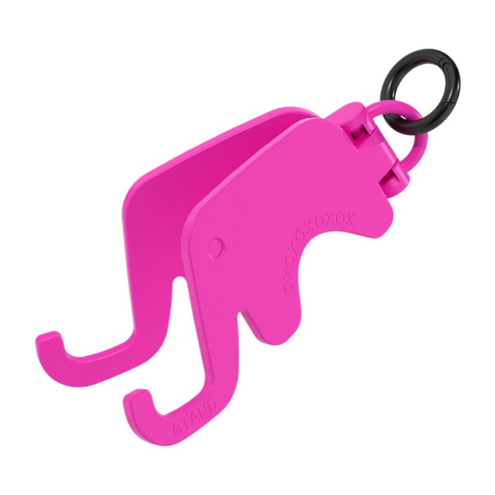 with Keychain Mobile Phone Holder Elephant Shape Cell Phone Bracket Key Ring Gift