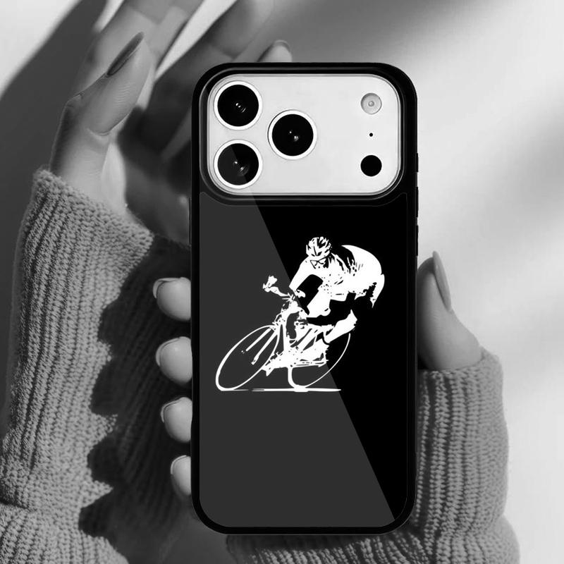 BIKE CYCLING Спортивный чехол для телефона для iPhone 17 16 15 14 13 Pro Max Задняя крышка для 12 11 Pro Coque