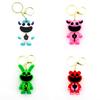 Smilingcritters Bobi Game Time 3 Cute Animal Keychain Big Mouth Monster Pendant Purple