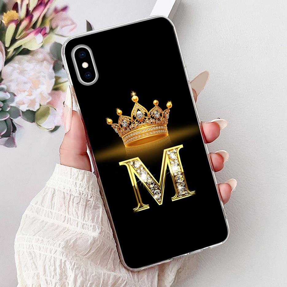 For Apple iPhone X XR XS Max Case New Letters Cover Clear Silicone Soft TPU Phone Case For Apple iPhone XS Max iPhoneX XR Fundas