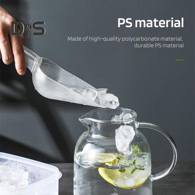 Совок для льда с эргономичной нескользящей ручкой, лопатка для льда, совок для еды и конфет, не содержащий бисфенол А, половник для льда для льдогенератора, мороженого, корма для домашних животных