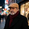Берет в британском стиле, мужская шерстяная кепка-восьмиклинка, мягкая, облегающая, для вождения, кепка таксиста, ретро, классическая, однотонная, с козырьком, для весны и осени, повседневная