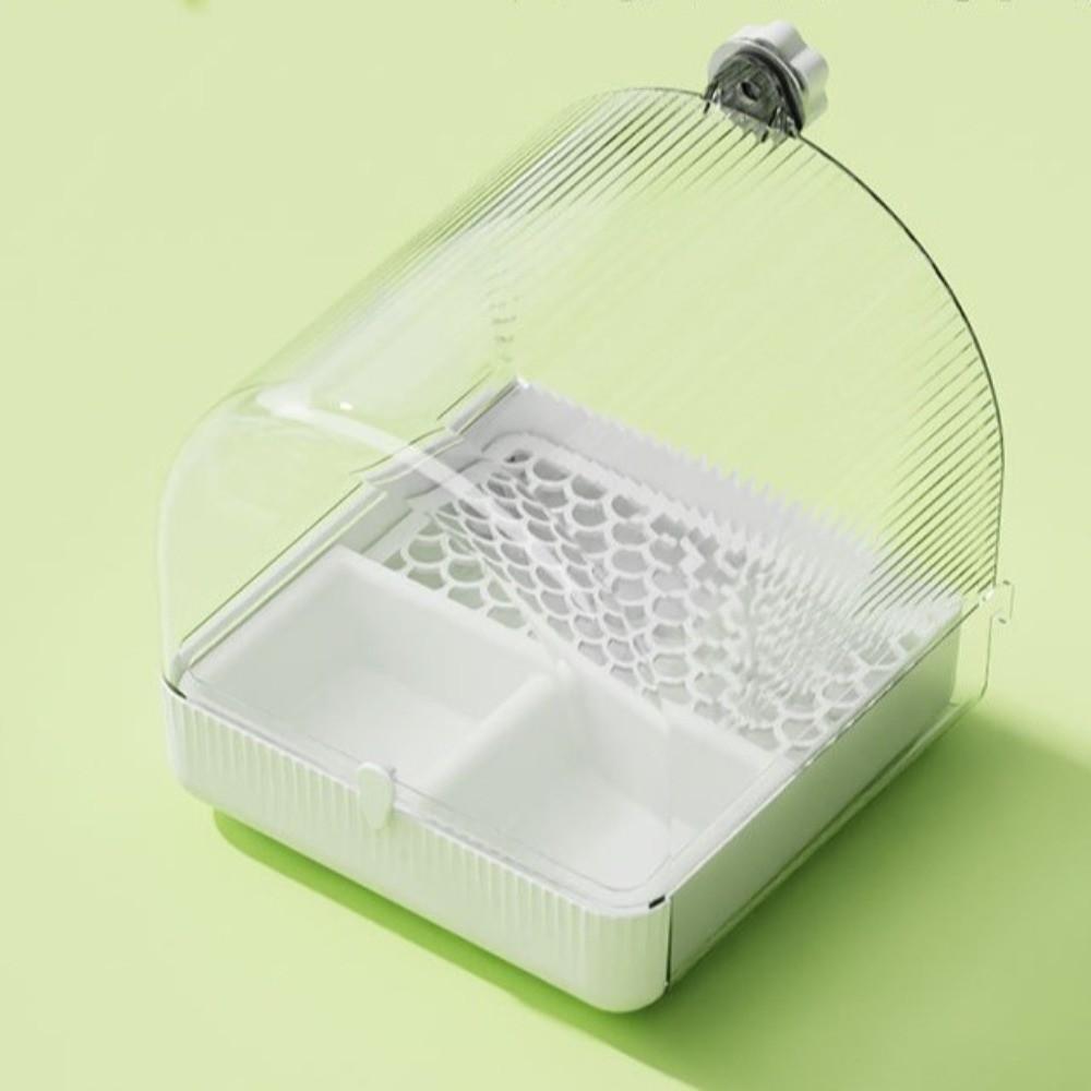 Splash Proof Parrot Bathtub Transparent Bird Birdbath Feeder Bird Bath Cage Pet Supplies