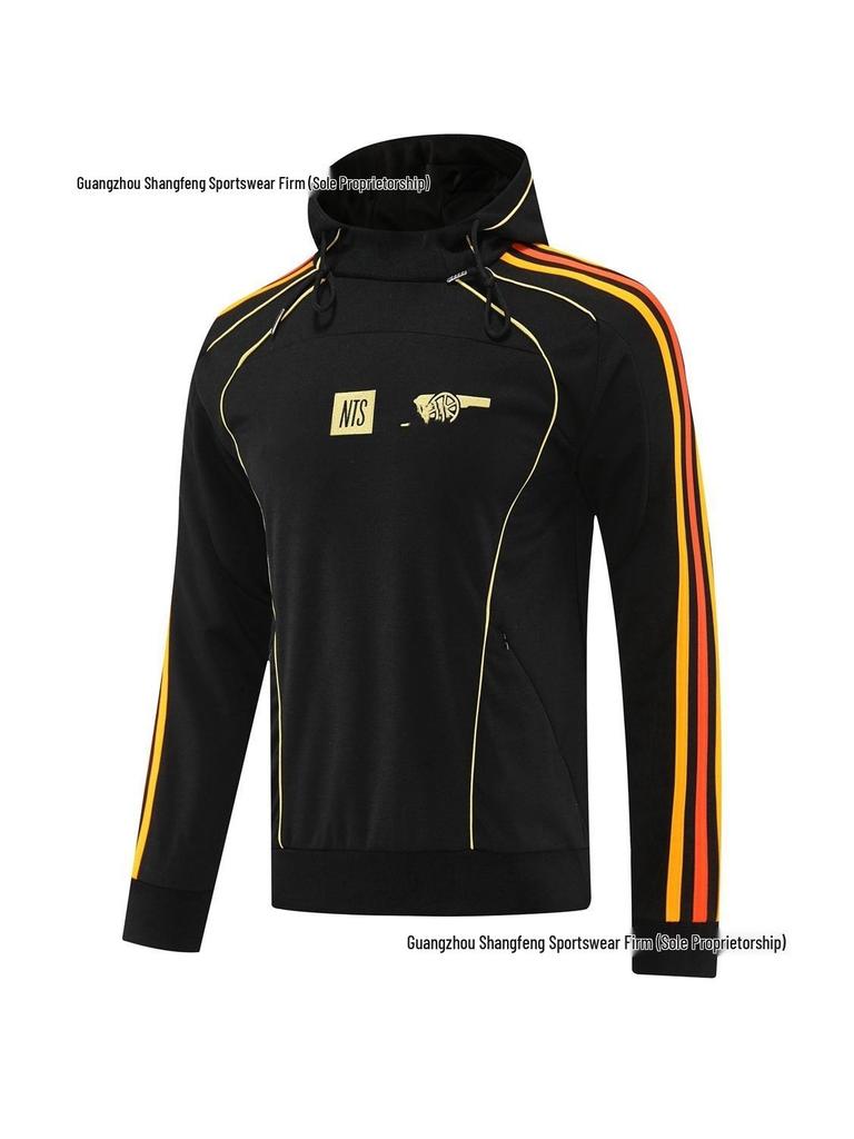Real Madrid & Arsenal Autumn/Winter Football Hoodie & T-Shirt Training Set for Adults