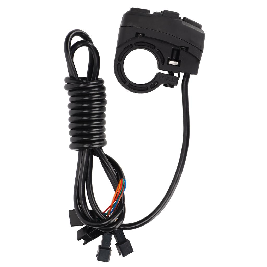 DK336 Переключатель на руле мотоцикла 3 в 1 Свет Сигнал Поворотник IPX4 Водонепроницаемый для Электрического велосипеда Транспортного средства 48В