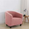 Stretch Sofa Covers Relax Club Sofa Slipcover For Living Room Armchair Cover No Cushion Pink Furniture Protector Ottoman Cover