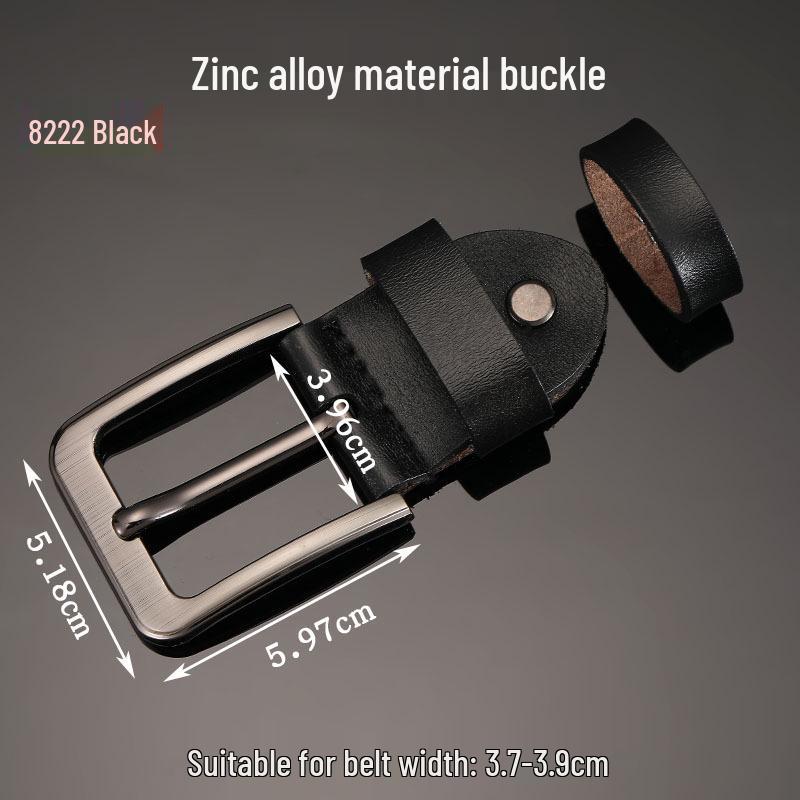 Мужской ремень с пряжкой-штифтом